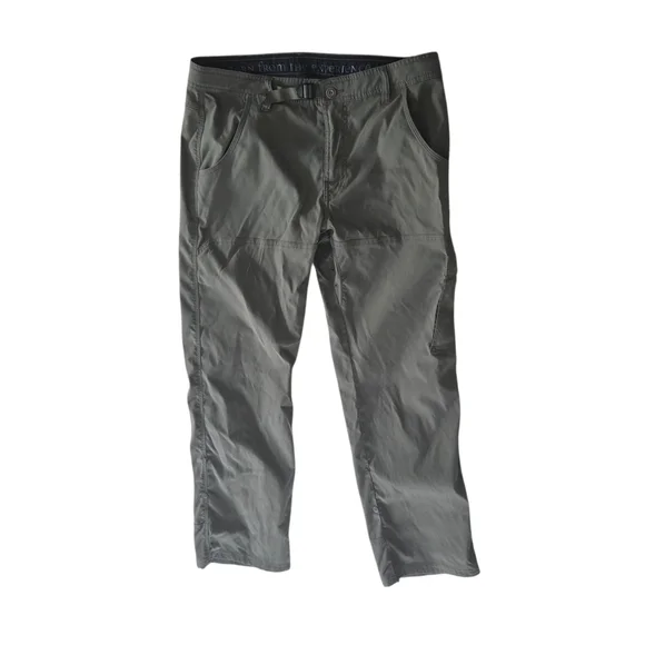 PrAna Bundle of 2 Cargo Mens Pants Nylon Black & Green Size 33x30 - Picture 2 of 12